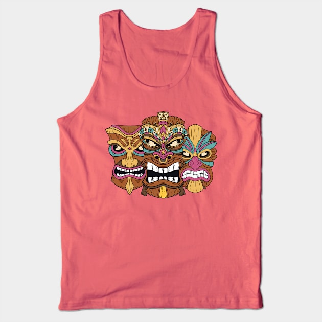 Tiki Masks Tank Top by TylerMade